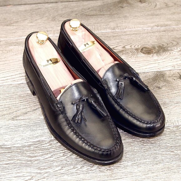 Allen Edmonds NAPLES Loafer 10.5 D Black * add $15 new Cedar Trees main image 13
